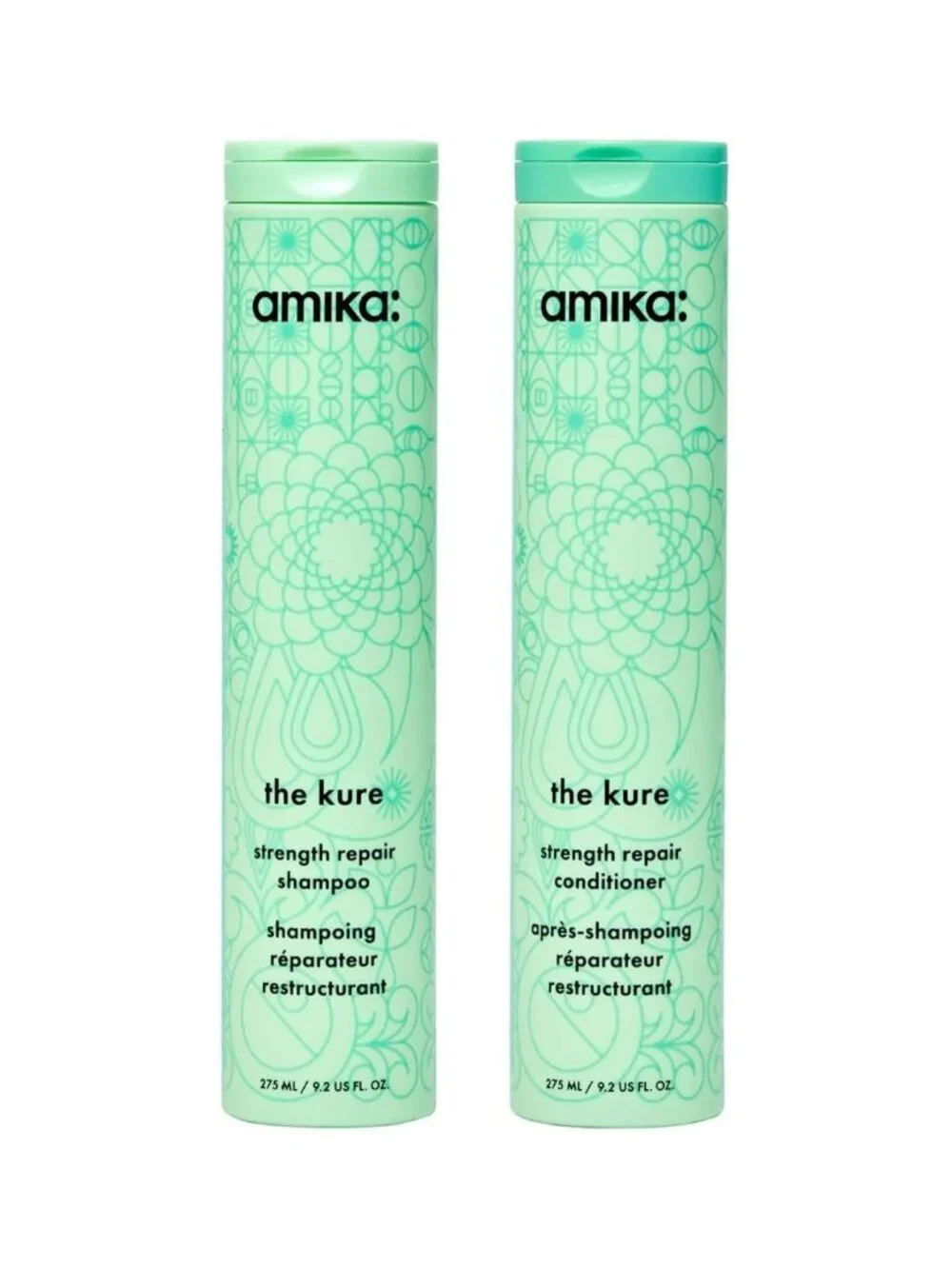 Amika The Kure Bond Repair Shampoo And Conditioner, 9.2 oz